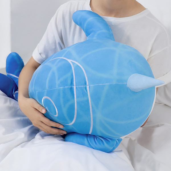 Genshin Impact Plush Throw Pillow: Tartaglia’s Whale Monoceros Caeli